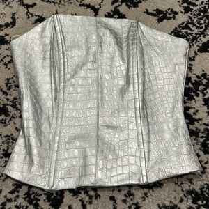 Naked Wardrobe Metallic Corset